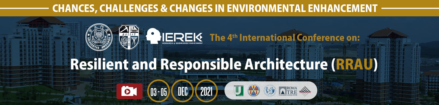 Resilient and Responsible Architecture and Urbanism (RRAU) - 4th Edition